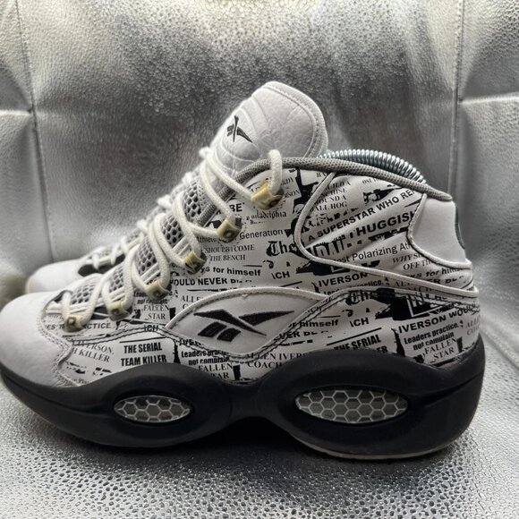 Size 11 Reebok Question Mid Misunderstood‎ Allen Iverson Men's Shoes V69765 - Picture 8 of 11